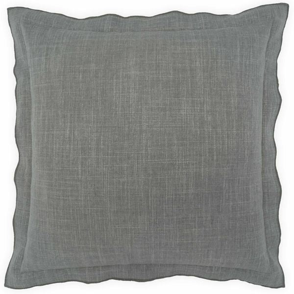 Lena Flange Coussin, Grey, Lot de 2