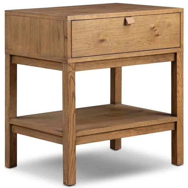 Table Tula de chevet, Worn Chene