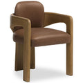 Woltz Cuir Dining Chaise, Palermo Cigar, Lot de 2