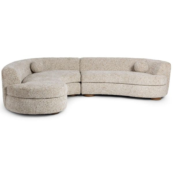 Concord 2 Piece Sectional, Frosty Oat