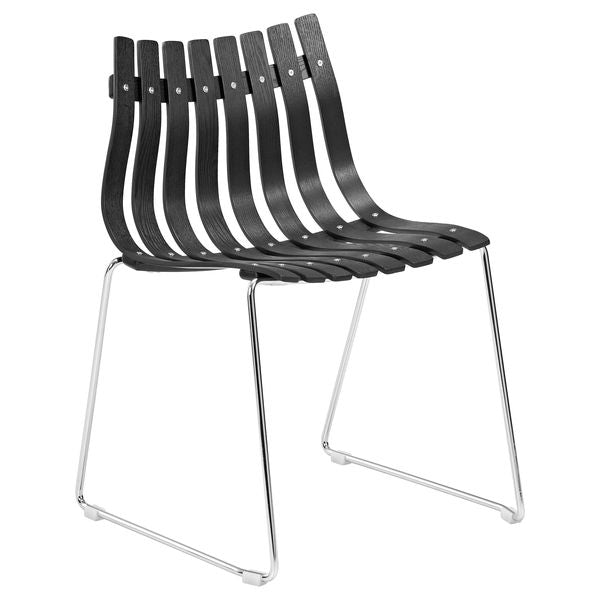Beaufort Dining Chaise, Noir, Lot de 2