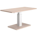 Brule Adjustable Table a manger, Naturel