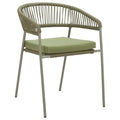 Skye Dining Chaise, Vert, Lot de 2