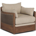 Barbosa Outdoor Swivel Chaise, Concha Beige